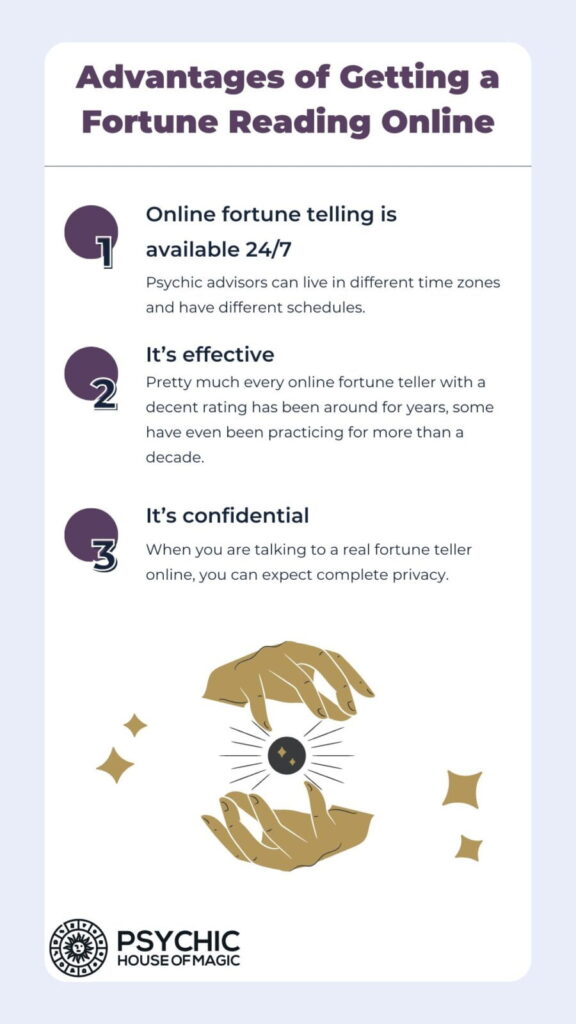 Advantages of Getting a Fortune Reading Online
