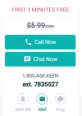 Choose Psychic session available method