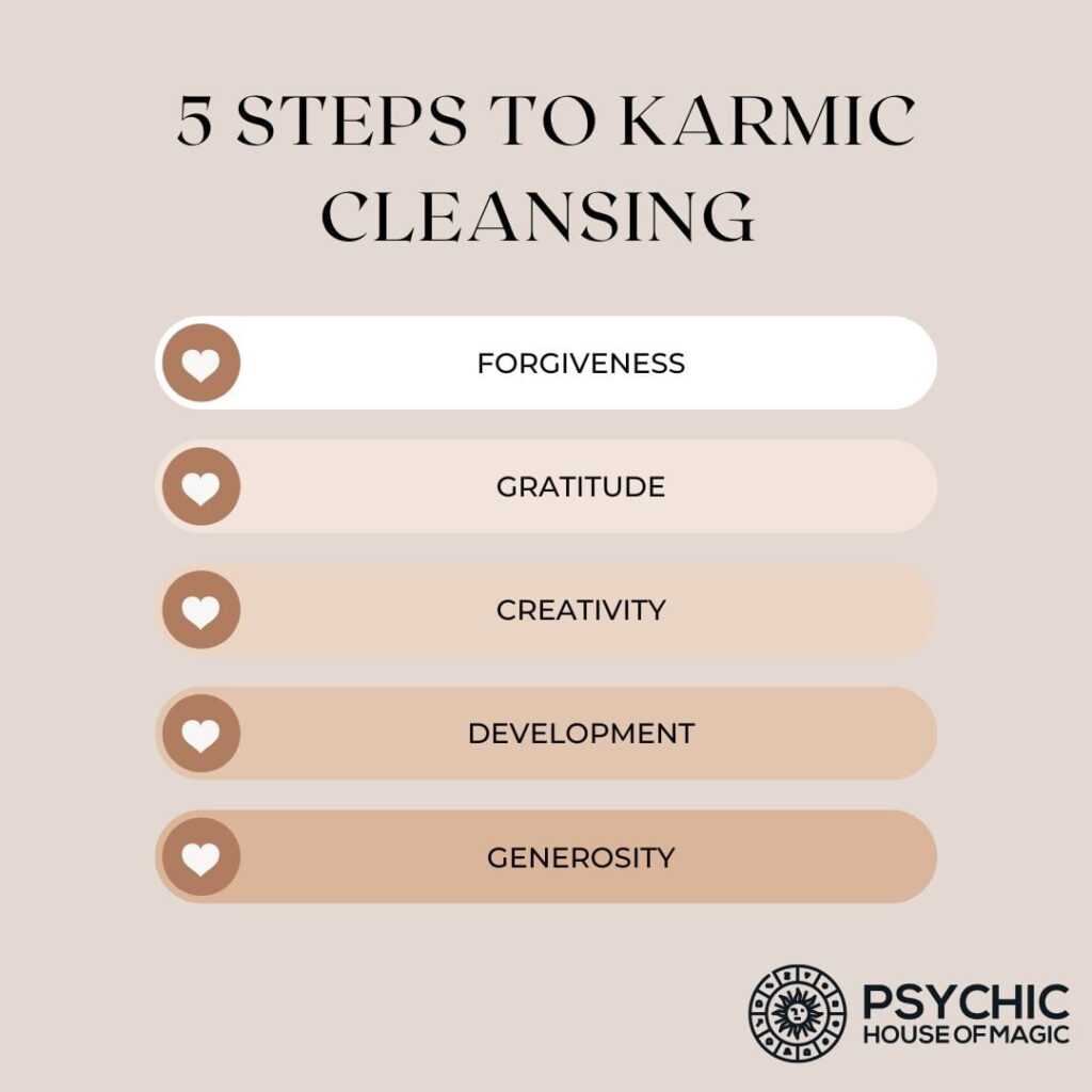 5 steps to karmic cleansing