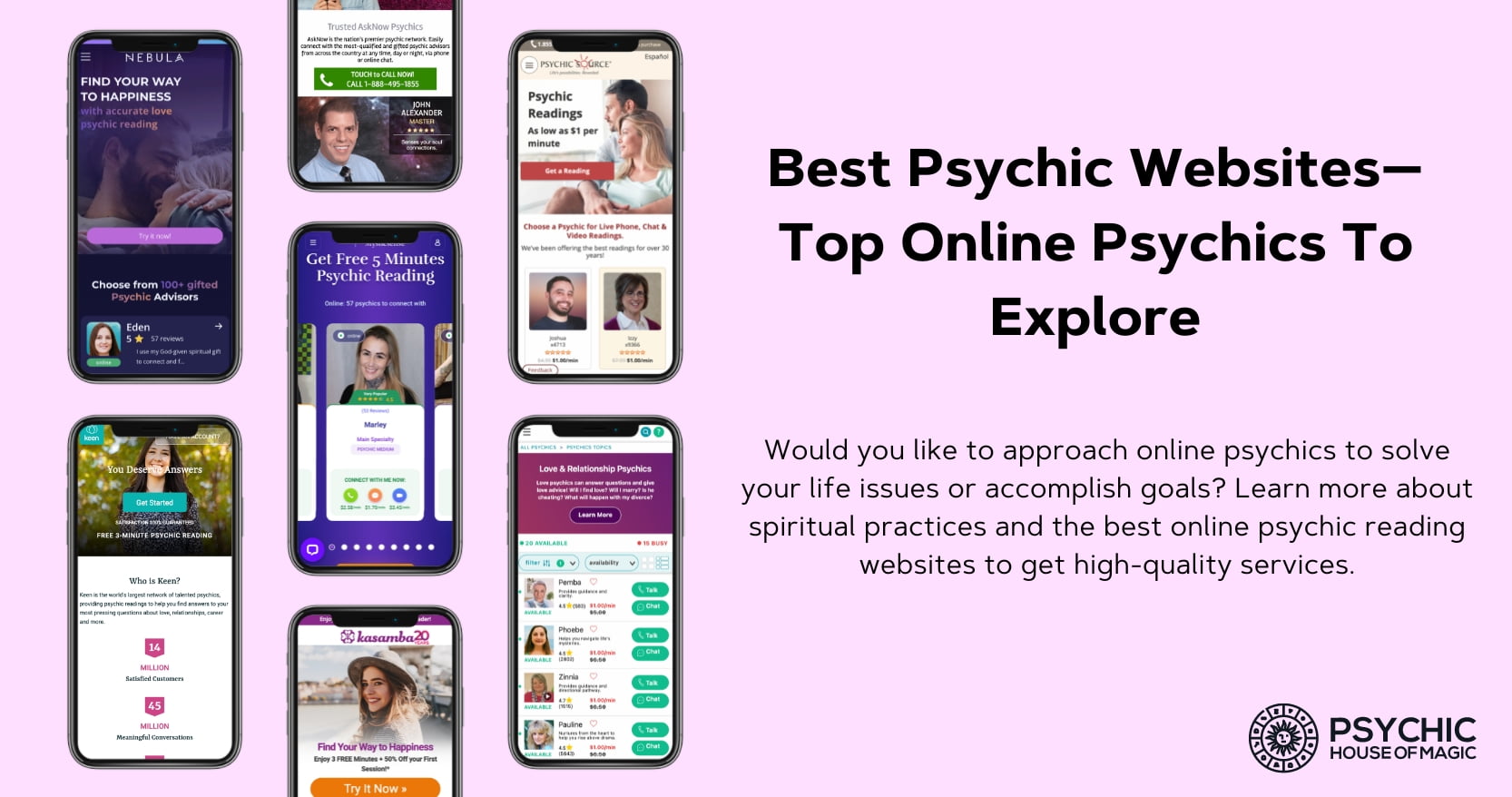 Best Psychic Websites in 2023.