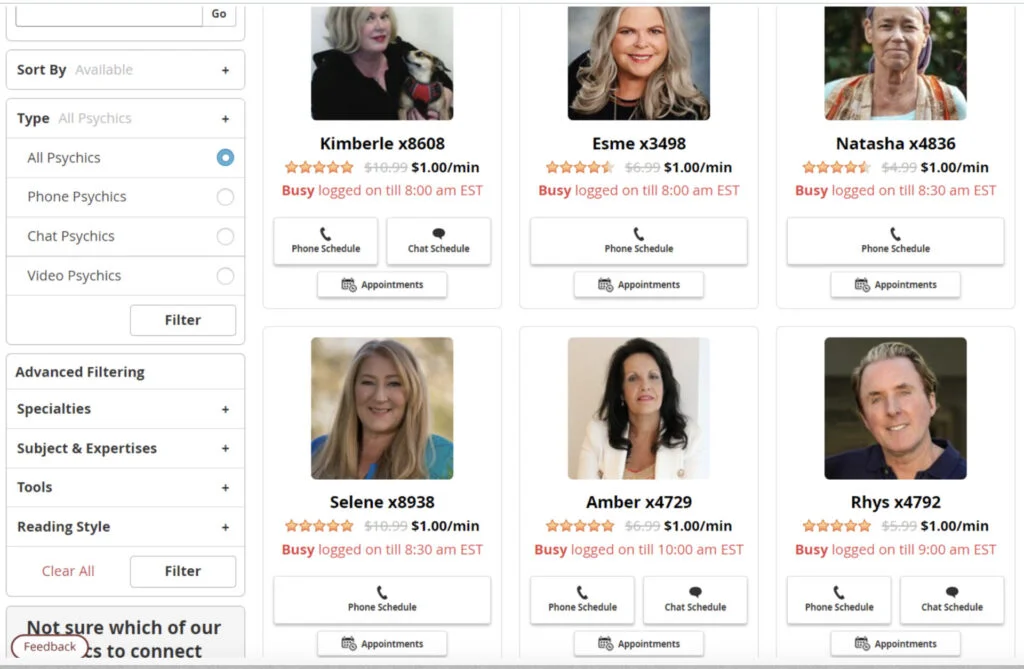Psychic Source advisors