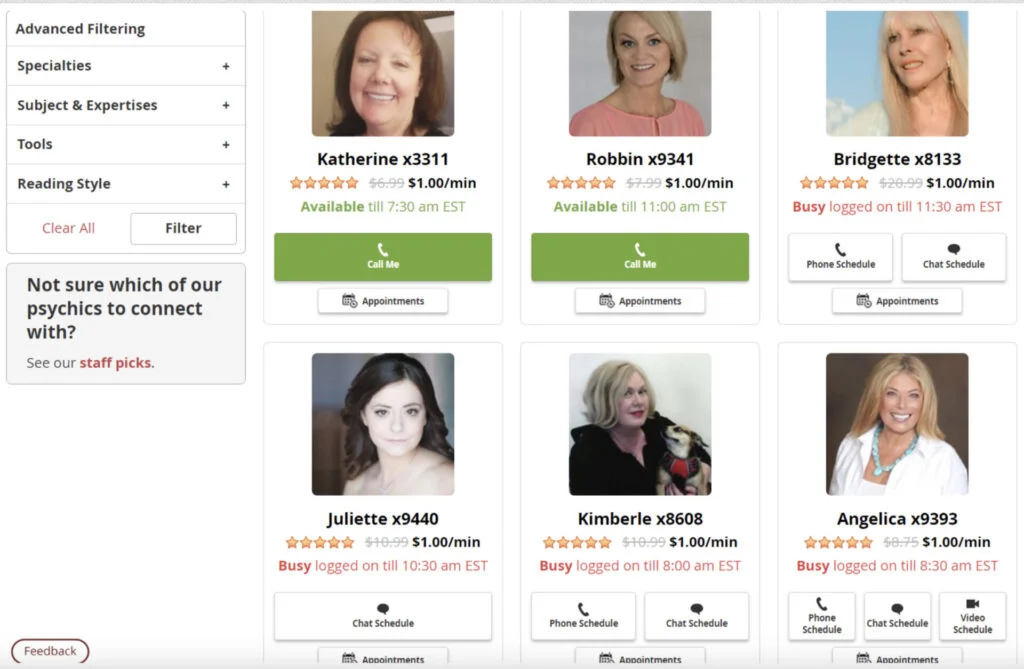 Psychic Source advisors