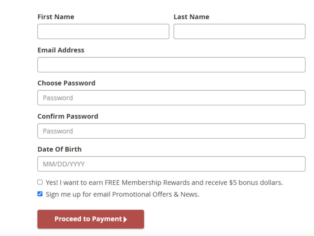 Psychic Source fill out the registration form