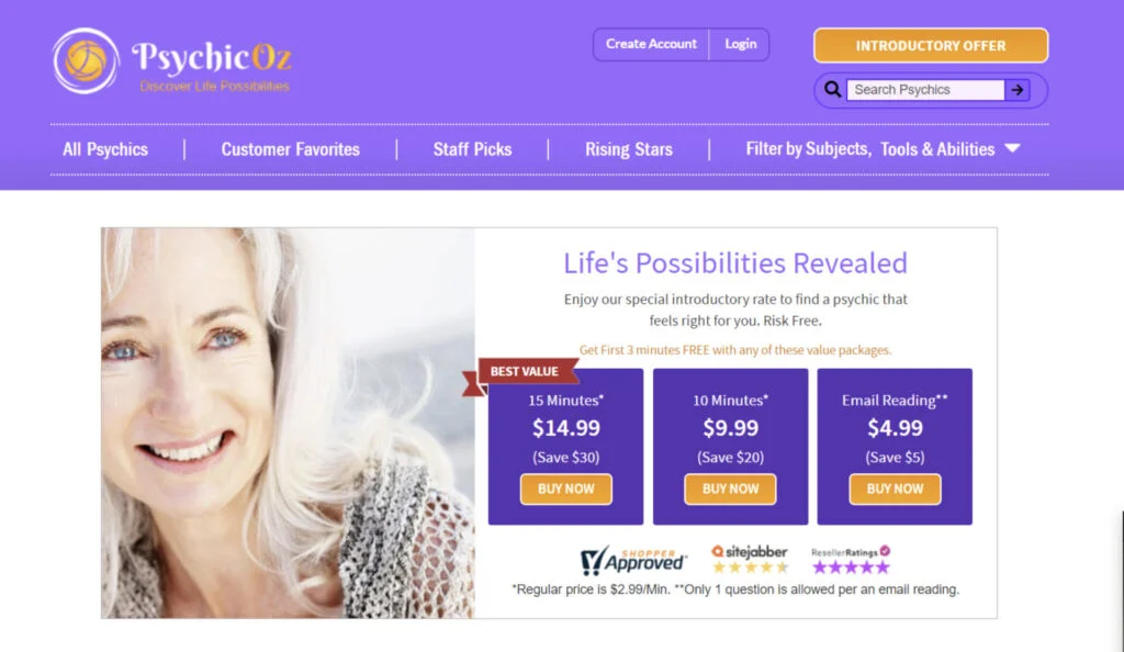 PsychicOz select a reader