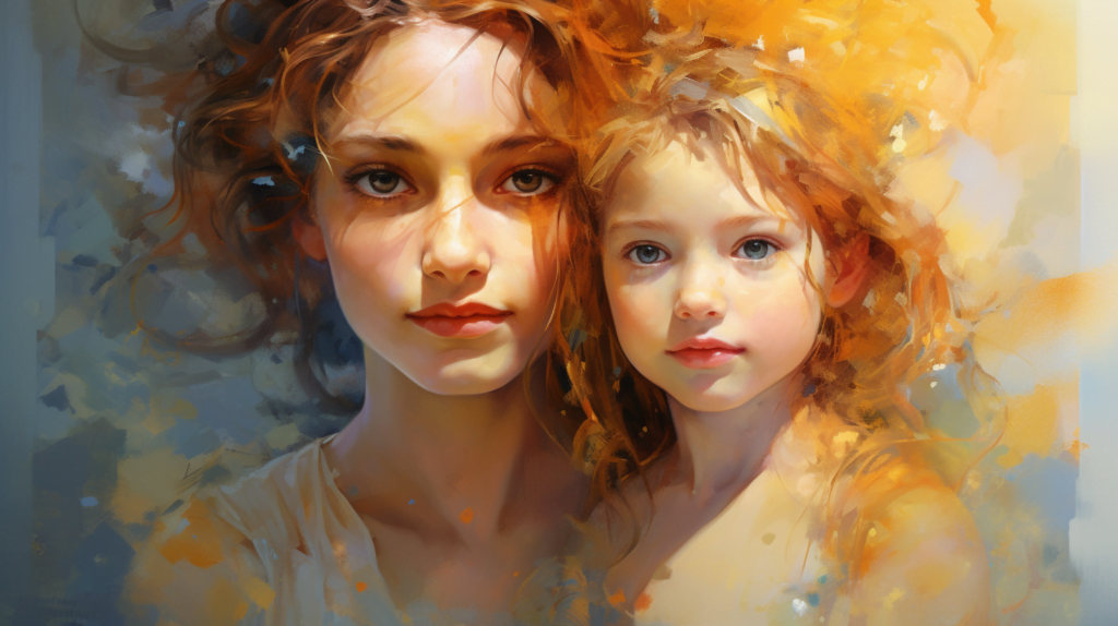 Gemini woman Child & Parent